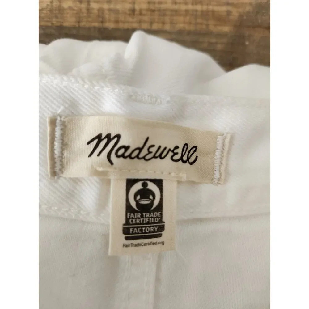 NWT Madewell Superwide-Leg Jeans: Airy Denim Edition White 24